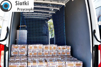 Do przyczepki - Trwałe siatki zabezpieczające transport - Polipropylenowa siatka